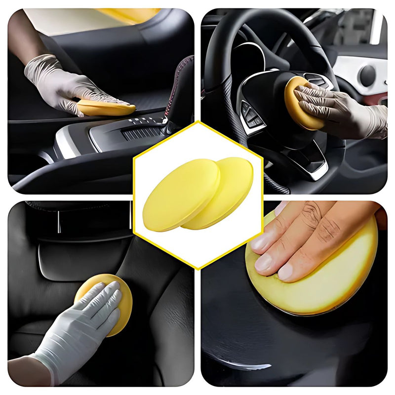 Esponja Pulidora de Espuma. (6 pzas) Almohadillas para Pulido. 10.5 x 1.8 cm.