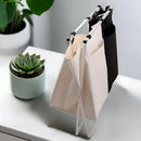 Cestos de Ropa sucia Plegable. Canasta Clasificador de Lavandería para Ropa de 2 Secciones (Negro y Blanco). Para baño o lavanderia