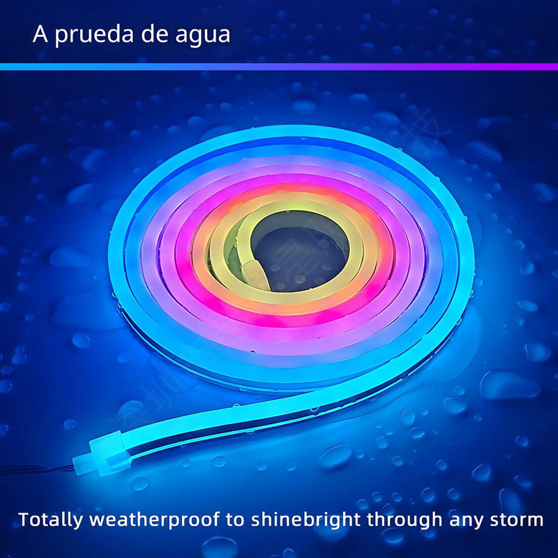Cintas LED 5V RGB-IC Con Control Remoto. Tiras De Luz A Prueba de Agua. Bandas LED.