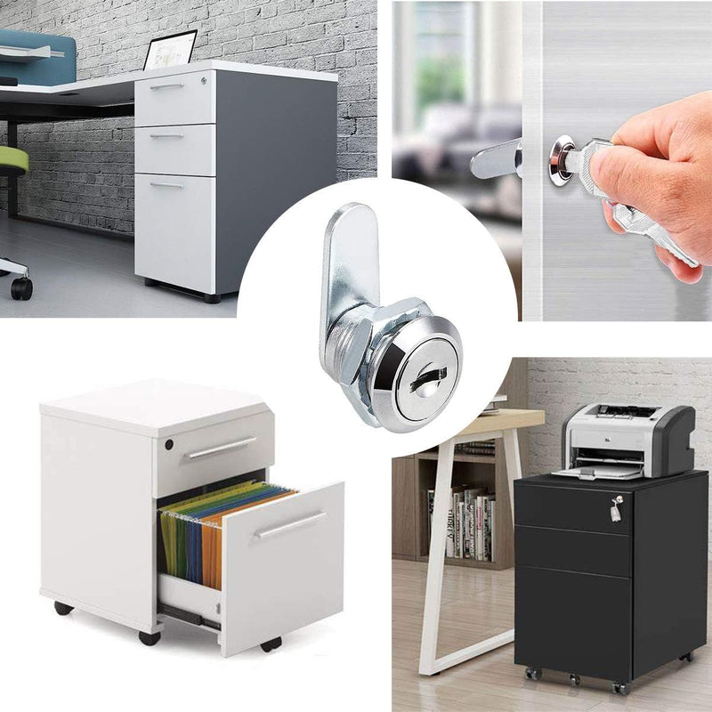 Cerradura de Leva Para Muebles madera. (Con dos llaves). Cerradura de perno. Cerrojo (1 pieza) para gavetas y vitrinas, lockers