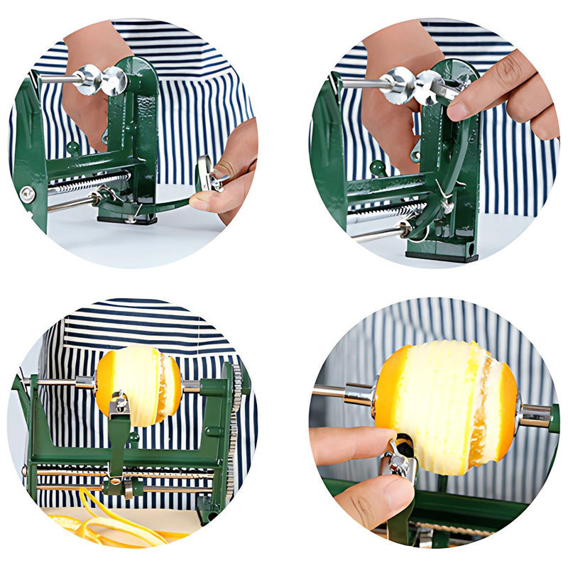 Pelador manual de frutas. Máquina para pelar naranjas de Acero inoxidable.