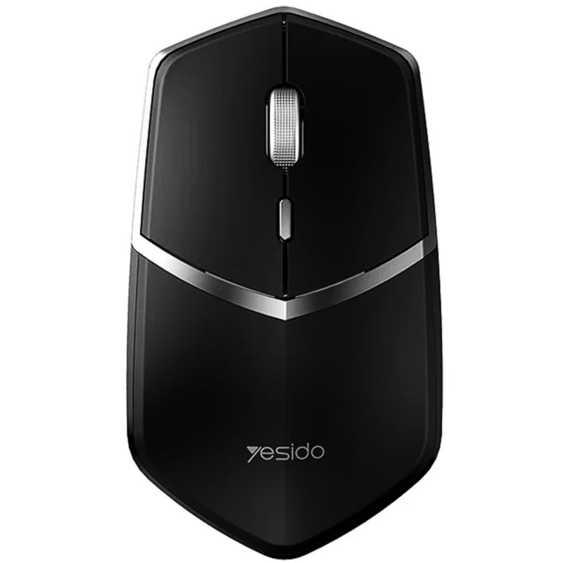 Mouse inalámbrico 4G, compatible con laptops y PCs. Color negro. Ratón para computadora.