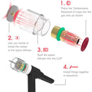 Consumibles boquillas para Antorcha TIG WP-17/18/26. (Kit de 71 piezas). Consumibles de Soldadura en Cobre, pirex transparente y Cerámica. Juego kit