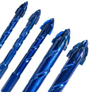 Brocas Punta De Flecha Para Vidrio, Azulejos porcelanato  Y Cerámica. (Set De 3 Piezas) 6Mm, 8Mm, 10Mm.