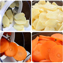 Rallador Manual Giratorio con 3 Cuchillas Intercambiables para Cocina. Rebanador cortador para Verduras, Frutas y Más. Rallador queso (Color Rojo) Mandolina.
