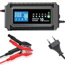 Cargador De Batería Inteligente De 10 Amperios, 12V/24V. Cargador Rápido Alta Potencia.
