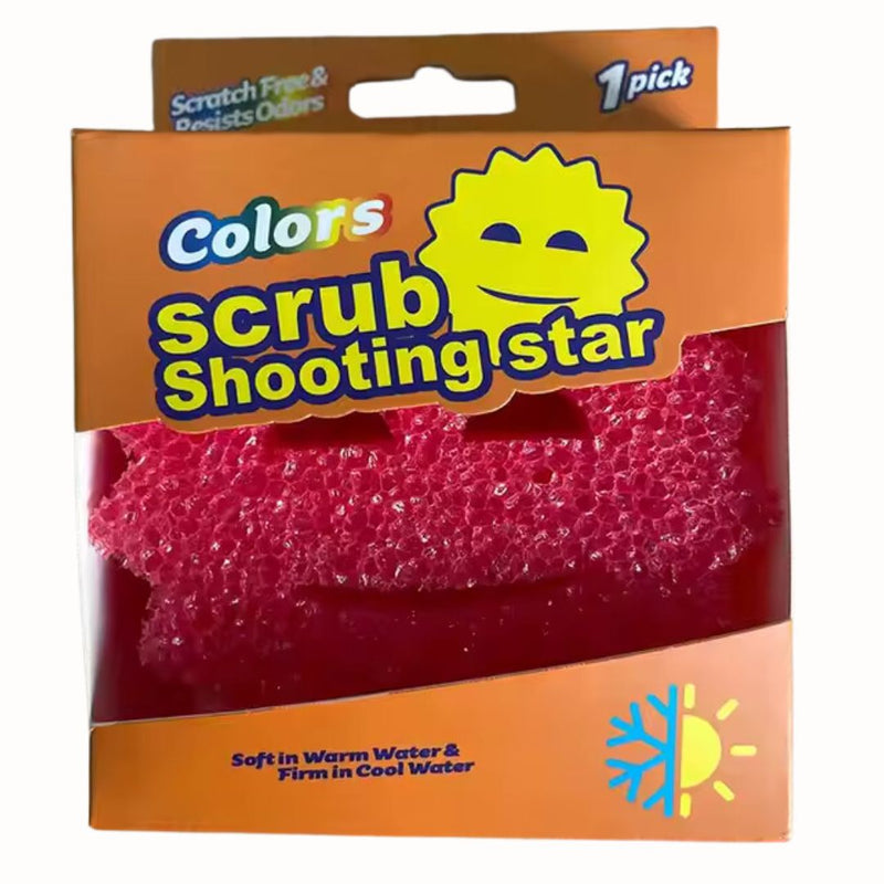 Esponja limpiadora multiusos (Unidad). Esponja de cocina para fregar y limpiar. Colores surtidos. Suaves en agua tibia y firmes en agua fría