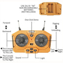 Excavadora a control remoto. Juguete para niños. De 11 canales con brazo móvil y rotación 680°.