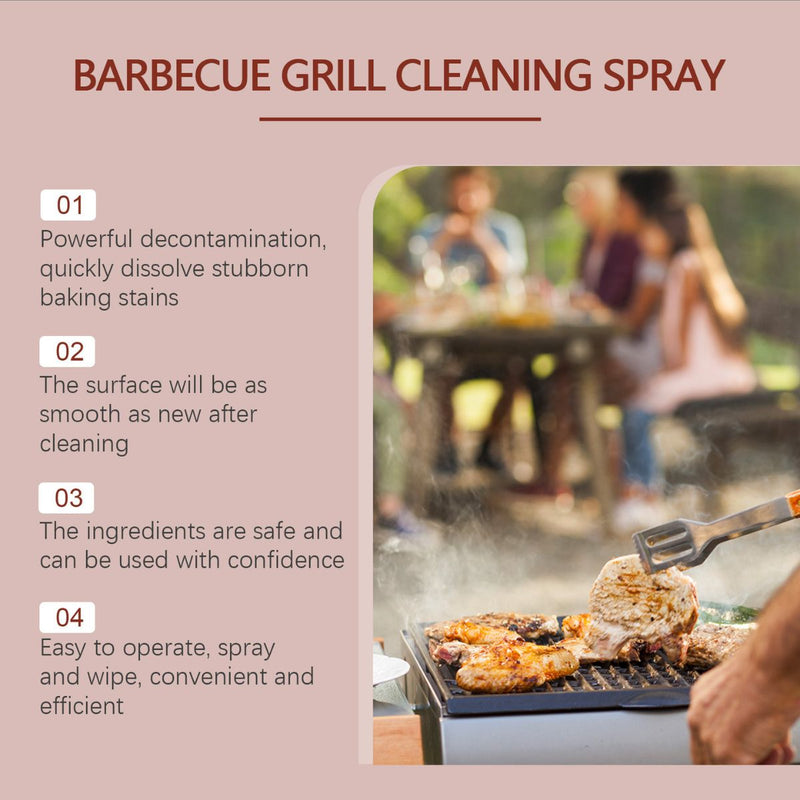 Desengrasante para limpiar barbacoas y parrillas 120ml (4oz) Spray limpiador y desengrasante para bbq.