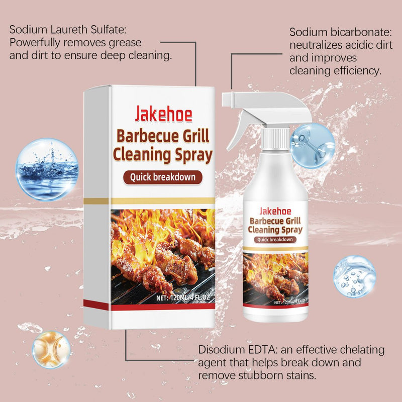 Desengrasante para limpiar barbacoas y parrillas 120ml (4oz) Spray limpiador y desengrasante para bbq.