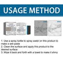 Polvo Limpiador y Pulidor para Mármol y Piedra. (100g) Incluye esponja. Polvo de Pulido.