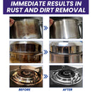 Limpiador de acero inoxidable. Elimina Óxido, Grasa y Manchas. Pasta limpiadora 100g.