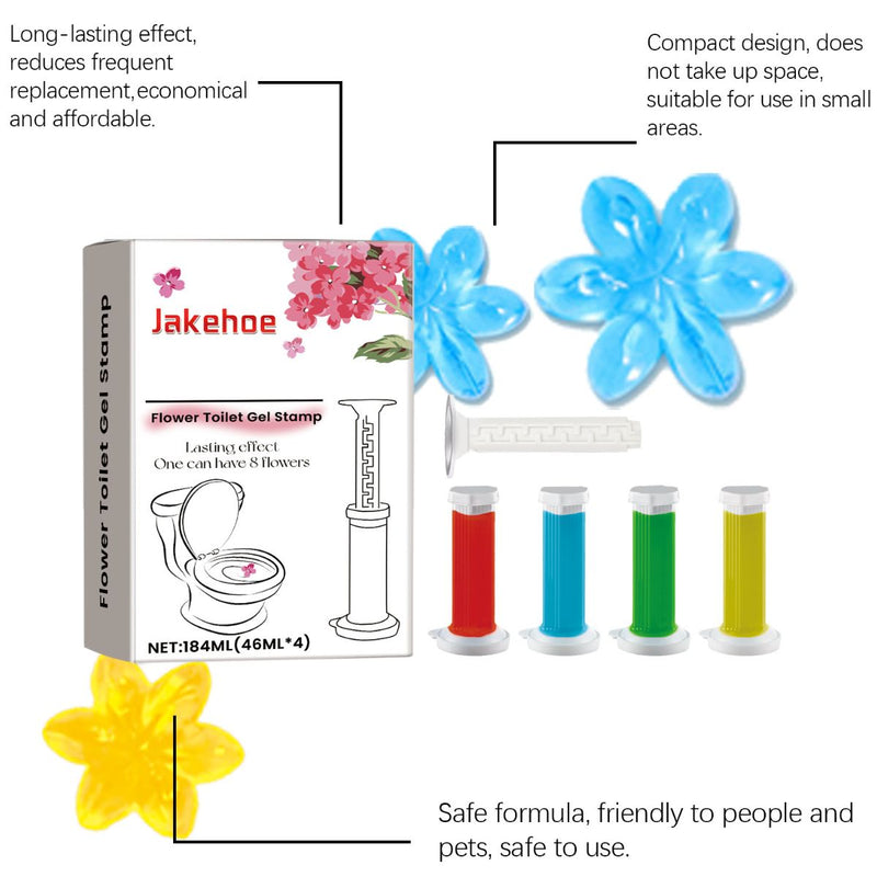 Gel limpiador para inodoros. (Pack de 4 unidades) Discos de gel desodorante para limpieza de sanitarios. Sanitizador