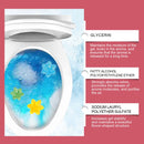 Gel limpiador para inodoros. (Pack de 4 unidades) Discos de gel desodorante para limpieza de sanitarios. Sanitizador