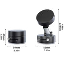 Soporte para telefono con chupas para cualquier superficie. Base para celular s magnetico y tiene succionadores activados por palanca