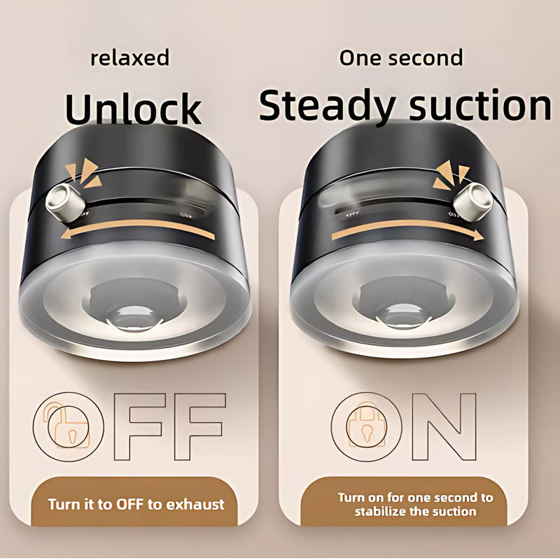 Soporte para telefono con chupas para cualquier superficie. Base para celular s magnetico y tiene succionadores activados por palanca