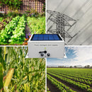 Repelente de Aves con Panel Solar. Ahuyentador de pájaros con ruido de Doble Frecuencia 8 kHz a 55 kHz. Ideal para proteger cultivos. Espantapajaros.