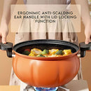 Olla de presión 8L antiadherente con tapa.