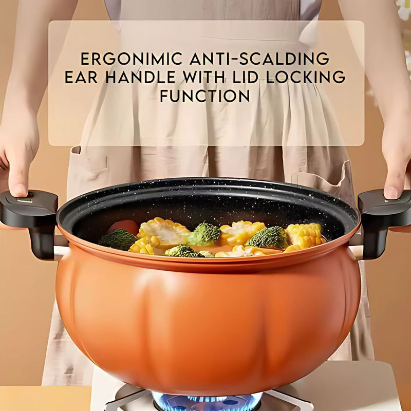 Olla de presión 8L antiadherente con tapa.