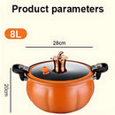 Olla de presión 8L antiadherente con tapa.