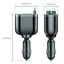 Cargador de Auto 5-en-1 con USB 3.1 y Tipo C . Carga Rápida Universal para celulares y otros Dispositivos. Cargador de carro para celular. Cable 100W