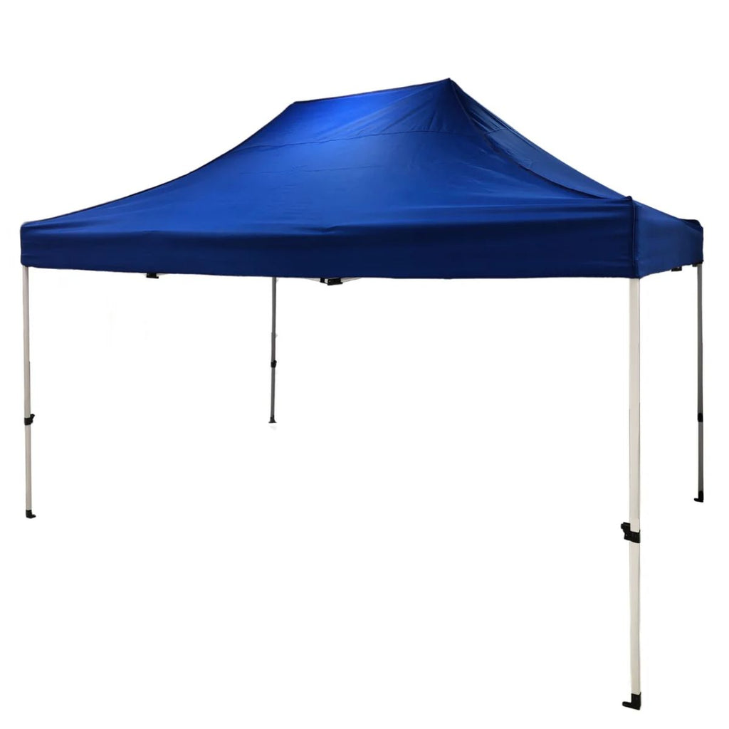 Tolda Gazebo Plegable. 3X6 M. Incluye Tubos. Color Azul. Carpa