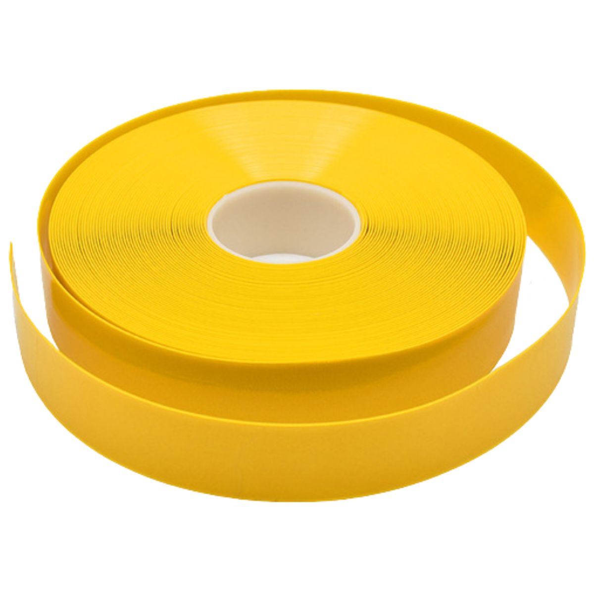 Cinta para marcar pisos Resistente al Desgaste y trafico de pallets 5cm x 30m. Impermeable y Antideslizante. Cinta adhesiva para demarcación de piso. Color Amarillo.