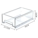 "Organizador de Nevera Transparente Grande. Gaveta de Almacenamiento para Alimentos (30 x 21.5 x 15 cm). Caja de acrilico para refrigerador
"