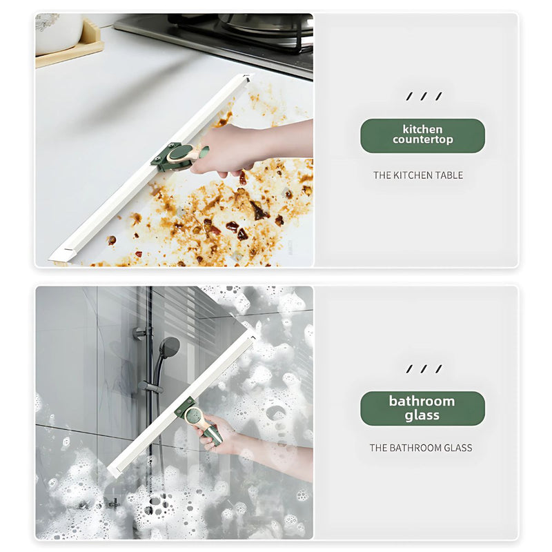 Escurridor Escobilla De silicona de 35cm (13.7”). Ideal para piso y ventanas. Limpiaparabrisas. Escoba mágica para agua