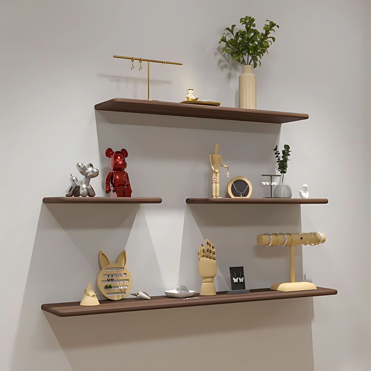 Repisas De Pared. Estanterías Flotantes. Tablillas De Diferentes Tamaños. (Se Vende Por Unidad) Color Chocolate.