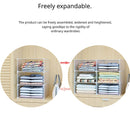 Organizador de Closet Baño Toallas. Estantes Apilables para Armario Lavandería. 2 columnas 3 capas. 73x55x47cm.