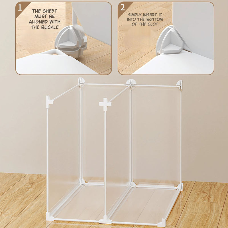 Organizador de Bolsos con Separadores. 4 columnas 1 capa. 71x47x37 cm.