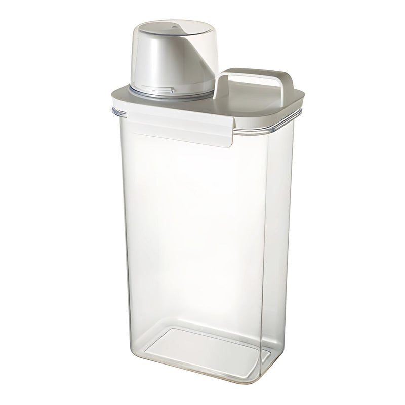 Recipiente Hermético 2300ml con tapa medidora. Ideal para alimentos Secos.