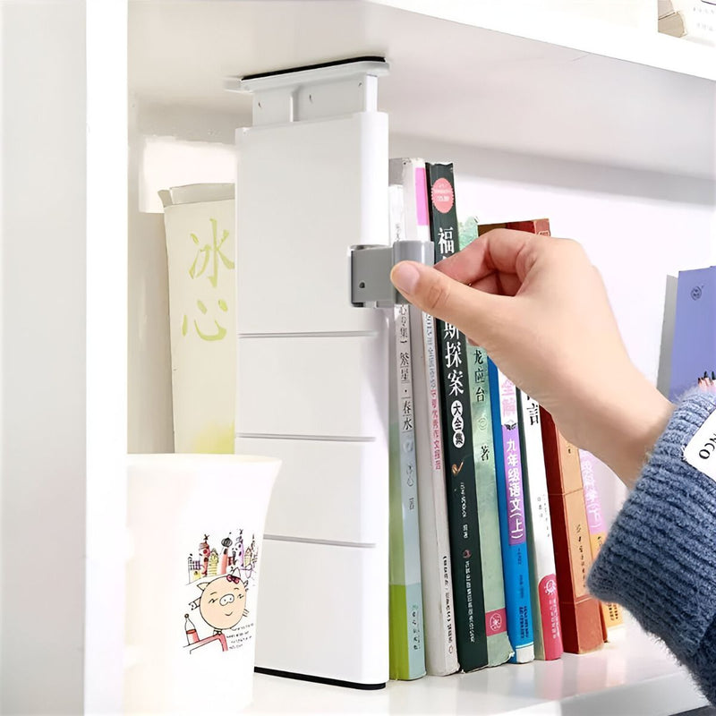 Separadores Retráctiles para Cajones. Divisores Organizadores Expandibles Ajustables para gavetas. Barreras para librero o cajones