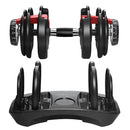 Mancuerna pesa Ajustable con Peso Regulable de 2,5 a 24 kg para Entrenamiento en Casa.