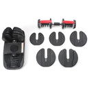 Mancuerna pesa Ajustable con Peso Regulable de 2,5 a 24 kg para Entrenamiento en Casa.