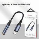 Adaptador Lightning Y Jack 3.5Mm.  Plug & Play. Cable Ideal Para Apple: Iphone & Ipad. Largo: 12cm.