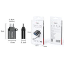Adaptador OTG Tipo C para Transferencia Rápida USB. Ideal para celulares y tablets.