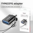Adaptador OTG Tipo C para Transferencia Rápida USB. Ideal para celulares y tablets.