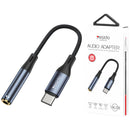 Cable Adaptador de Audio USB-C a AUX (Jack 3.5Mm) para Conectar Audífonos a Celular. Largo: 15cm.