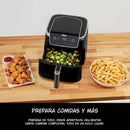 Freidora de aire 4 en 1 Ninja AF141. Air Fryer de 4.7 lt antiadherente, recubierta de cerámica, y tecnología Air Crisp.