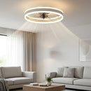 Abanico de Techo Ventilador LED (Color Blanco). 3 Tonos de Luz. Ventilador Silencioso 110V.