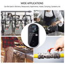 Detector de fugas de Gas 3 en 1, pantalla de gas, temperatura y humedad.