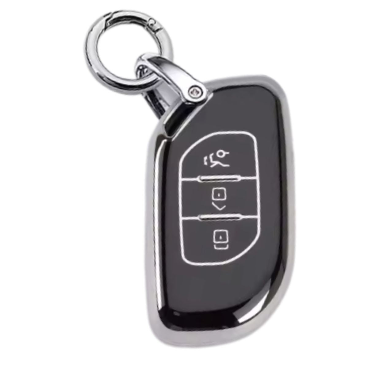 Funda Protectora Negra Sencilla Para Llave De Forthing T5 EVO. Cover P