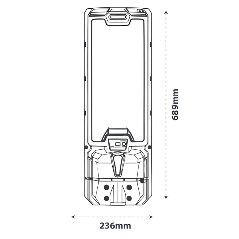 Lámpara Solar LED 300W 6500K 9000LM IP67 con Sensor de Movimiento y Control Remoto para Poste o Pared