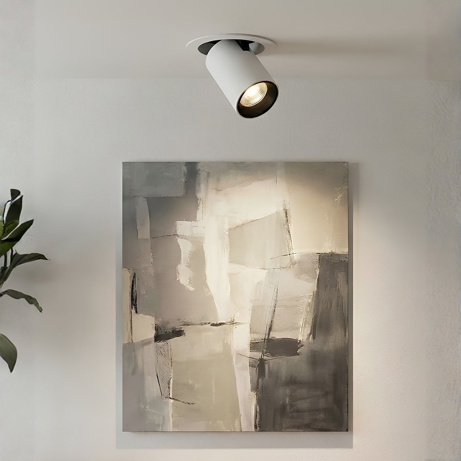 Downlight LED Empotrado Blanco 7W 3000K COB Bridgelux Ajustable 36° 710LM IP20 Techo Interior