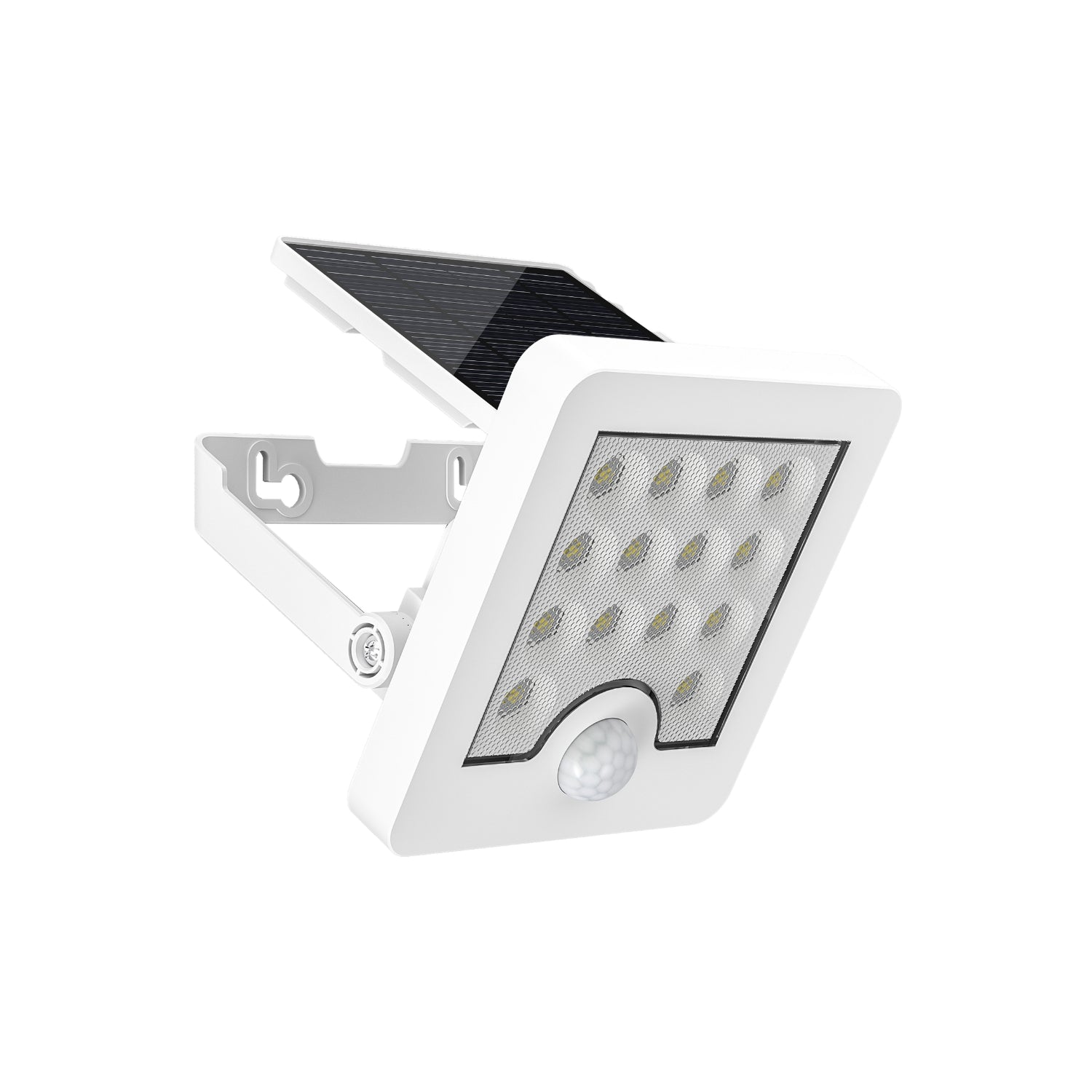 Lampara Solar de Pared LED 20W 800LM 6000K IP65 con Sensor de Movimiento para Exterior.