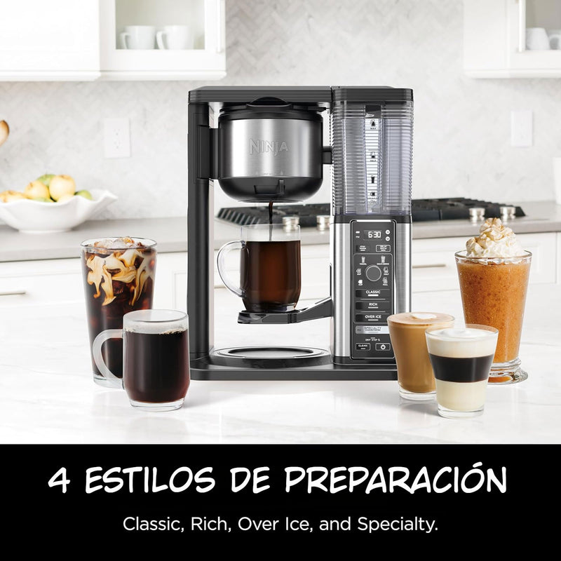 Cafetera Ninja Specialty CM401. Maquina De Café De Capacidad Hasta 10 Tazas, Espumador Plegable Y Filtro Permanente.