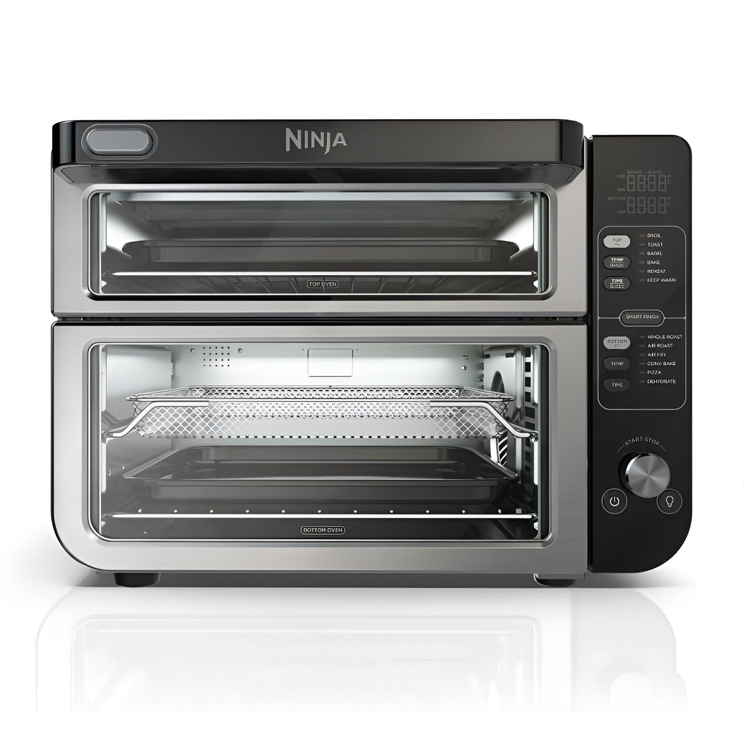 Horno doble 12 en 1 Ninja Double Oven con Flex Door. Freidora de aire DCT400.