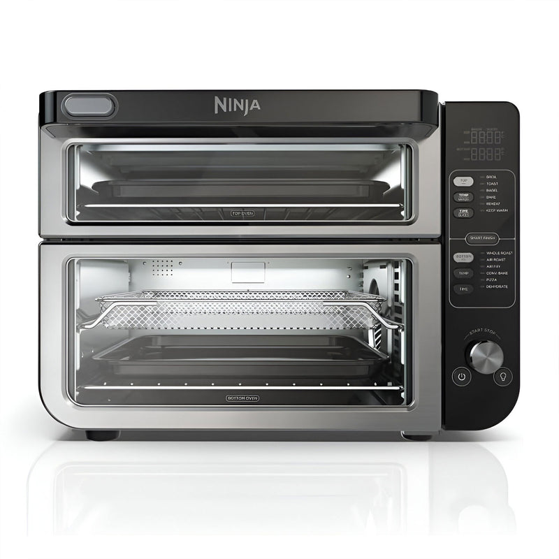 Horno doble 12 en 1 Ninja Double Oven con Flex Door. Freidora de aire DCT400.